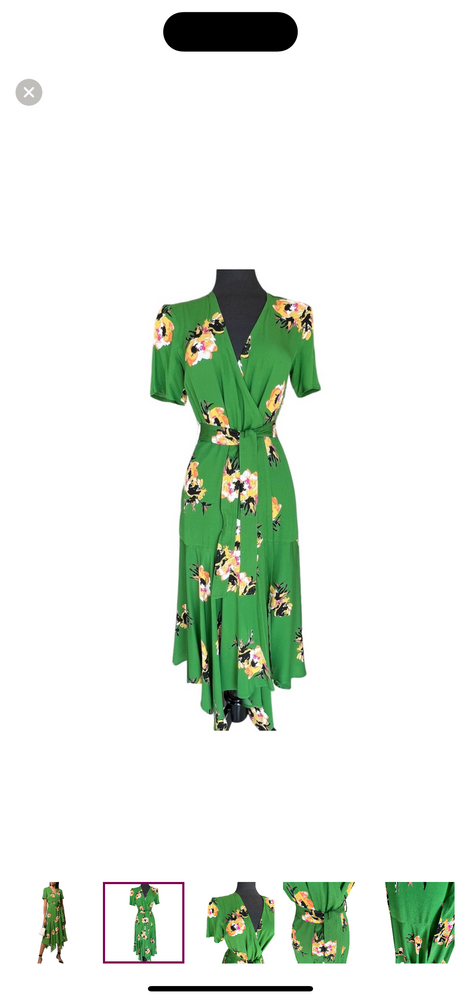 A.L.C. ALC Midi Dress in Green